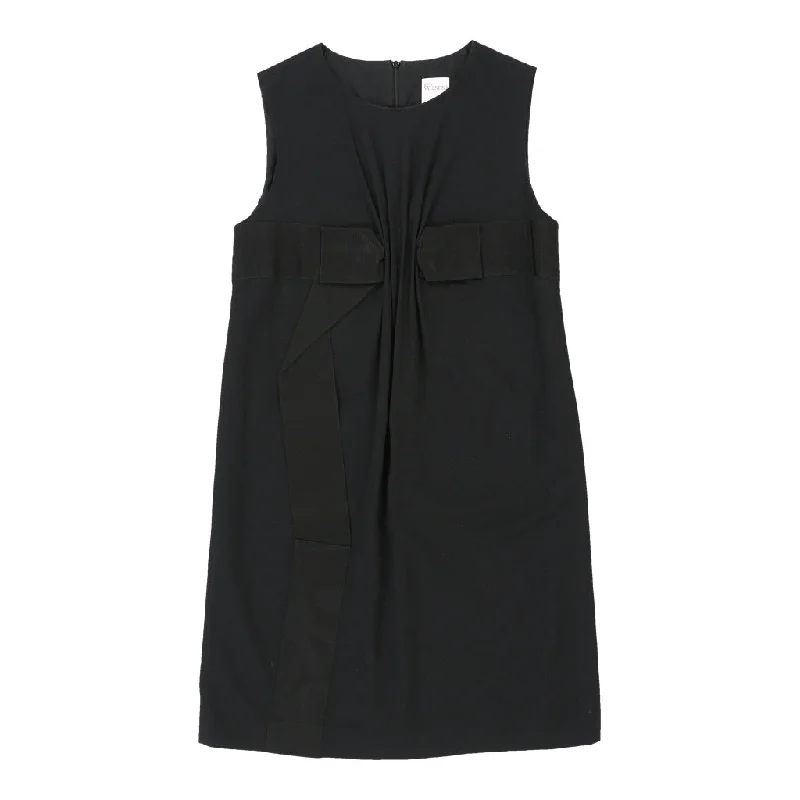 Valentino Midi Dress - Medium Black Wool Blend