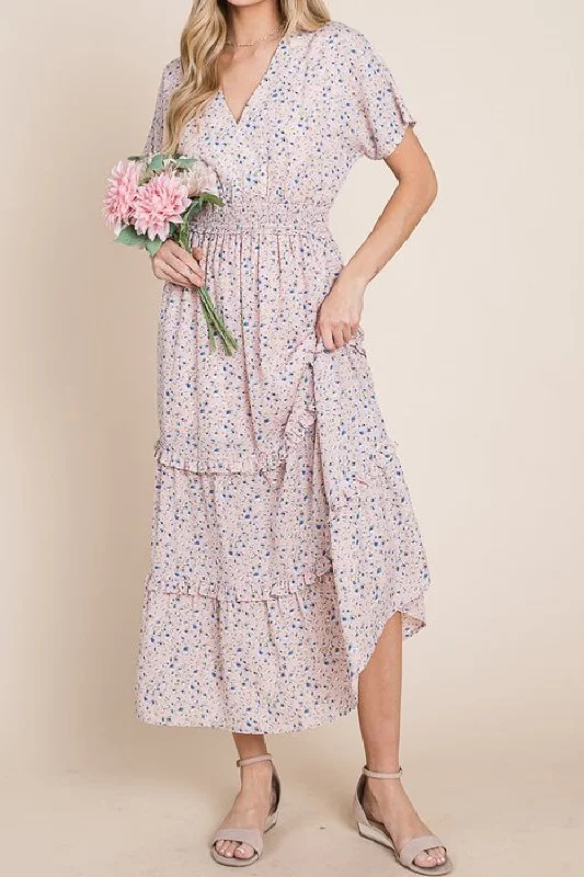 Heyson Sweet Talk Kimono Sleeve Maxi Dress