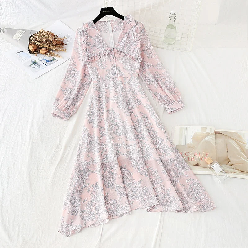 With coat and chiffon floral dress, it looks thin and fits inside  4842